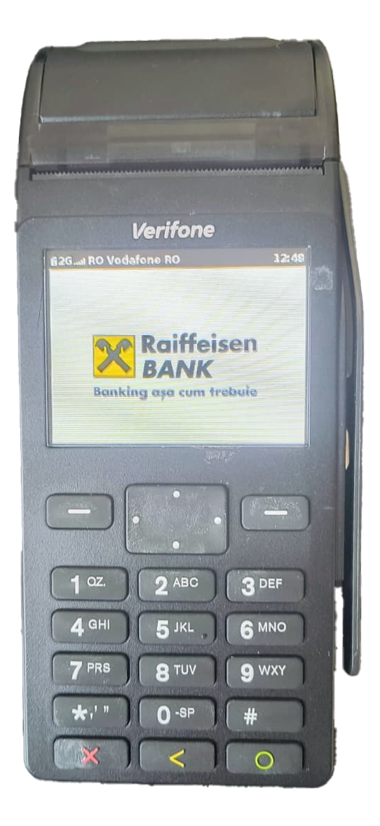 POS negru - pași raport